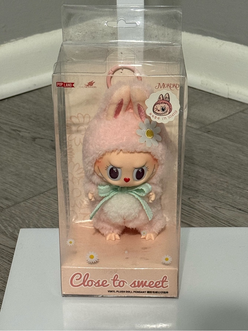 New-Pop Mart Mokoko Close to Sweet Vinyl Plush Pendant Pop Land Exclusive